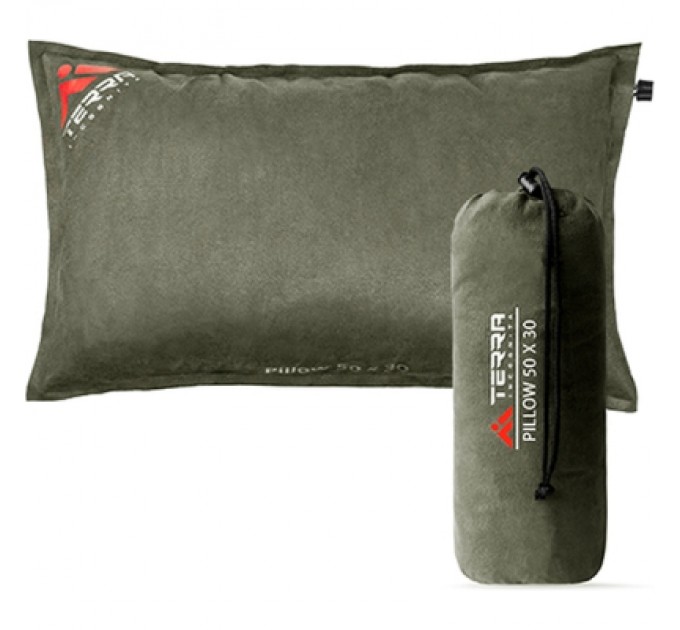 Туристична подушка Terra Incognita Pillow 50x30 сіра (4823081506973)