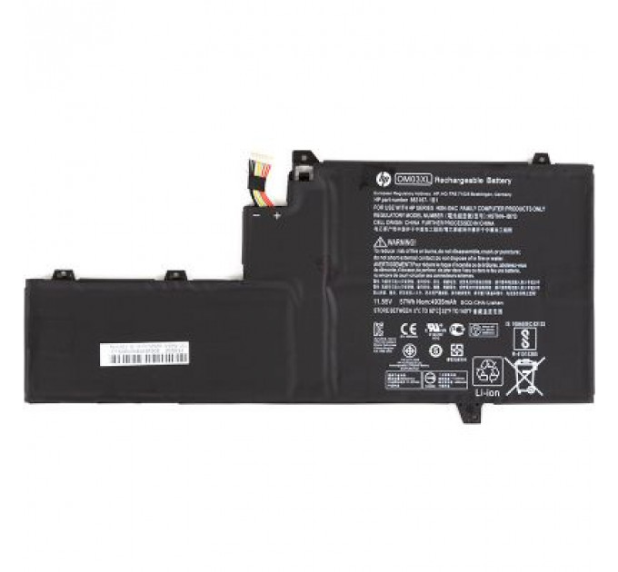 Акумулятор до ноутбука PowerPlant HP EliteBook X360 (OM03XL) 11.55V 4935mAh (NB461653)