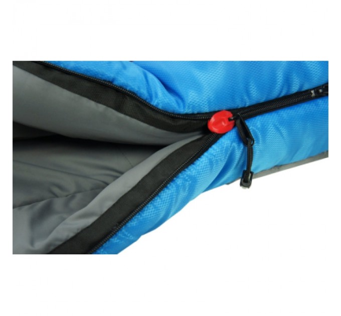 Спальний мішок Terra Incognita Alaska 450 L бірюзовий/сірий (4823081506829)