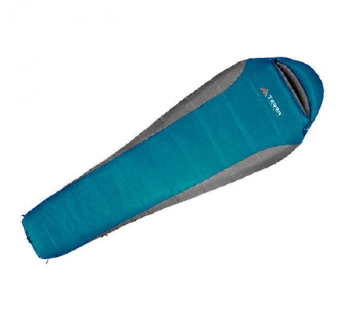 Спальний мішок Terra Incognita Siesta Long 100 L бірюзовий/сірий (4823081506959)