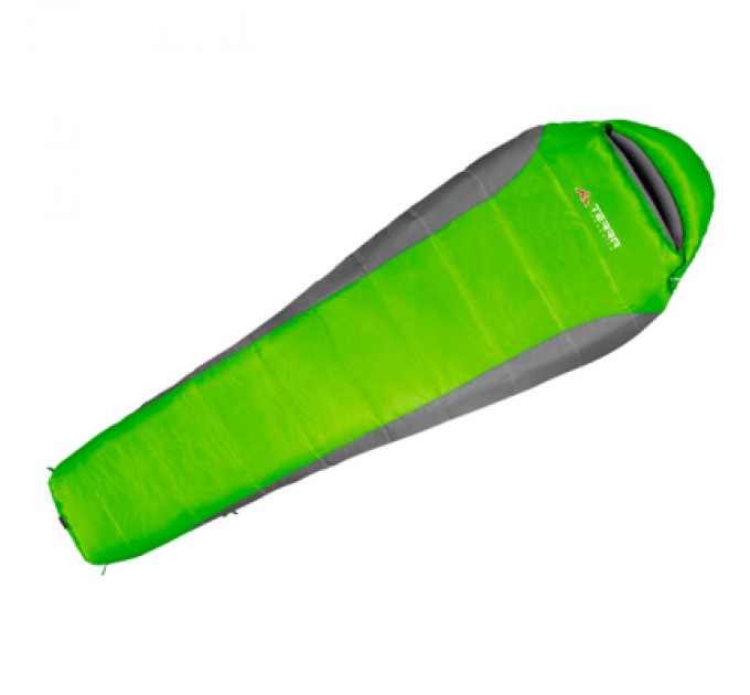 Спальний мішок Terra Incognita Siesta Long 100 R зелений/сірий (4823081501497)