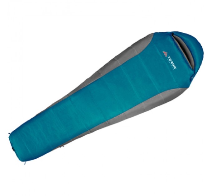 Спальний мішок Terra Incognita Siesta Regular 200 R бірюзовий/сірий (4823081506935)