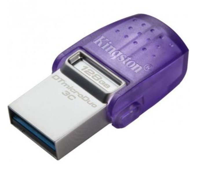 USB флеш накопичувач Kingston 128GB DataTraveler microDuo 3C USB 3.2/Type C (DTDUO3CG3/128GB)