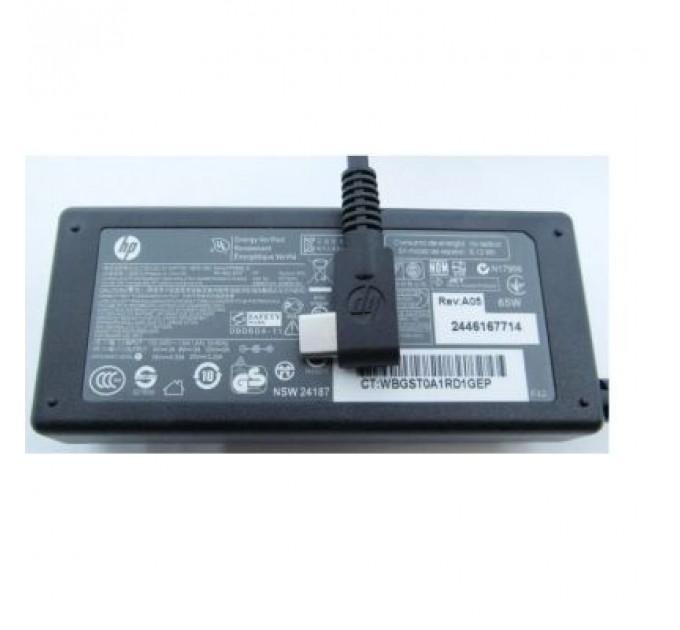 Блок живлення до ноутбуку HP 65W 20V/3.25A, 15V/4.33A, 12V/5A, 9V/3A, 5V/3A TYPE-C (A40326)