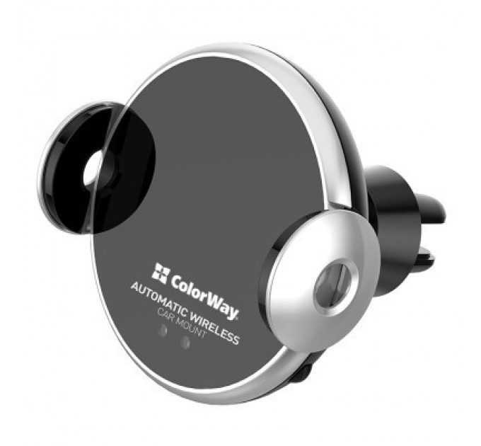 Універсальний автотримач ColorWay AutoSense Car Wireless Charger 2 10W Black (CW-CHAW035Q-BK)