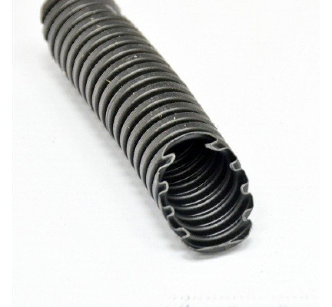 Труба гофрована з протяжкою D25/18.3 мм, PVC, УФ стійка, чорна, бухта 50м Kopos (1425D_F50D)