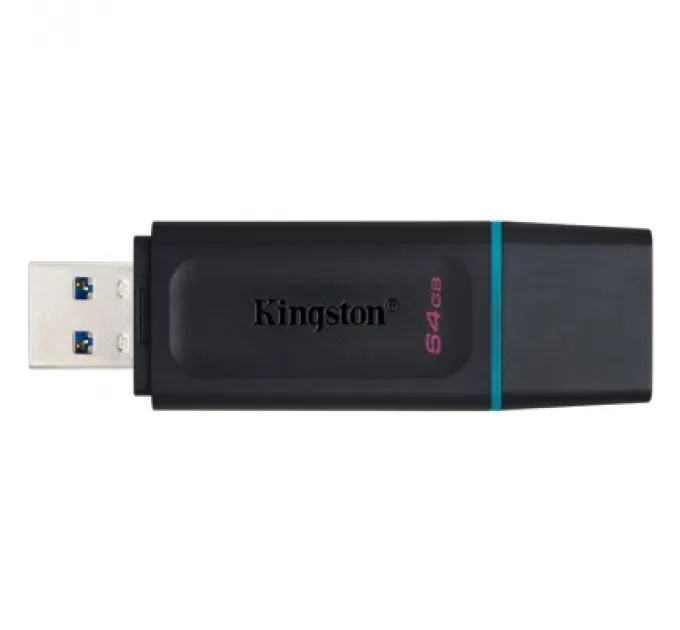 USB флеш накопичувач Kingston 2x64GB DT Exodia Black+Blue USB 3.2 (DTX/64GB-2P)