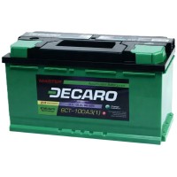 Акумулятор автомобільний DECARO 100Ah-12v MASTER (353х175х190), L, EN840 (6СТ-100 А3 (1) M)