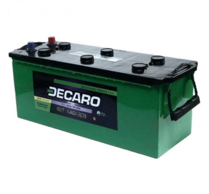 Акумулятор автомобільний DECARO 140Ah-12v MASTER (513х189х217), L, EN900 (6СТ-140 А3 (3) M)