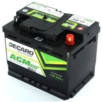 Акумулятор автомобільний DECARO 60Ah-12v AGM Start-Stop (242х175х190), R, EN680 (6СТ-60 (0) AGM)