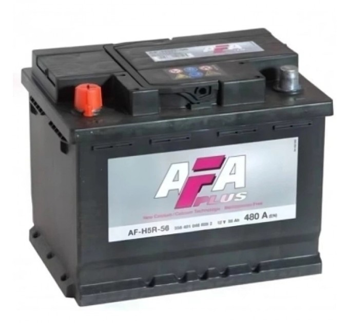 Акумулятор автомобільний AFA 56Ah-12v (242х175х190), R, EN480 (556 400 048)