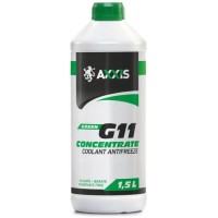 Антифриз AXXIS GREEN концентрат G11 (-80C) 1,5л (AX-2090)