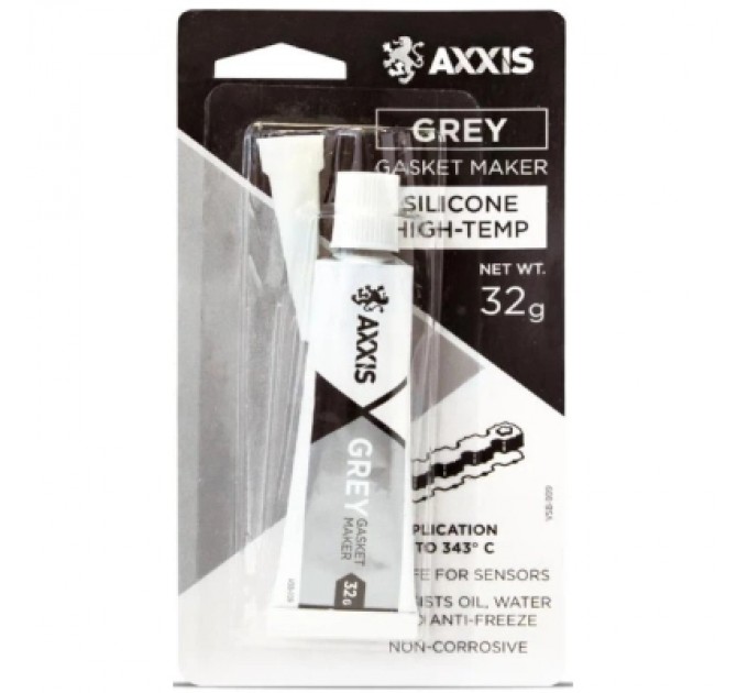 Герметик автомобільний AXXIS прокладок сірий 999 32гр (VSB-009)