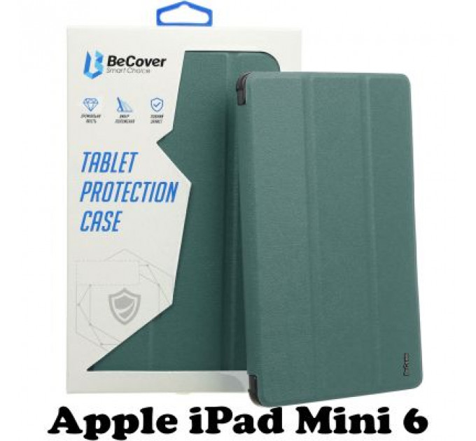 Чохол до планшета BeCover Apple iPad Mini 6 Dark Green (707521)