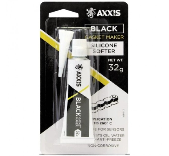 Герметик автомобільний AXXIS прокладок чорний 32гр (VSB-012)