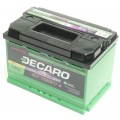 Акумулятор автомобільний DECARO 75Ah-12v MASTER L, EN680 (6СТ-75 А3 (1) M)
