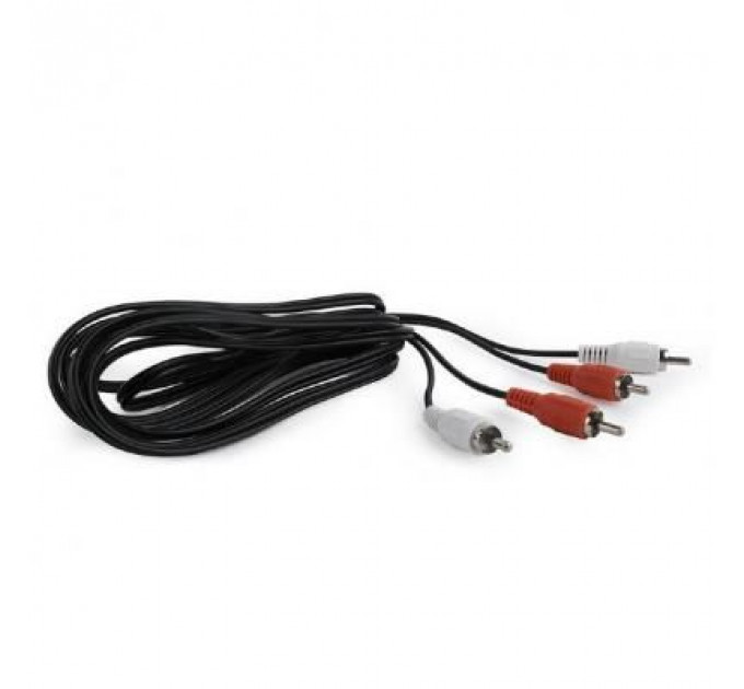 Кабель мультимедійний 2RCA to 2RCA 5.0m Cablexpert (CCA-2R2R-5M)