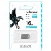 Wibrand USB флеш накопичувач Wibrand 16GB Hawk Silver USB 2.0 (WI2.0/HA16M1S)