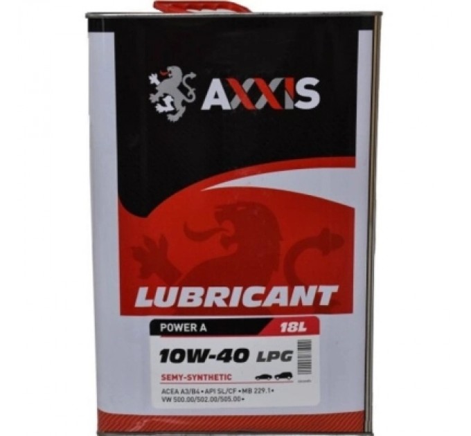 Моторна олива AXXIS 10W-40 LPG Power A 18л (AX-2030)