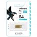 Wibrand USB флеш накопичувач Wibrand 64GB Hawk Gold USB 2.0 (WI2.0/HA64M1G)