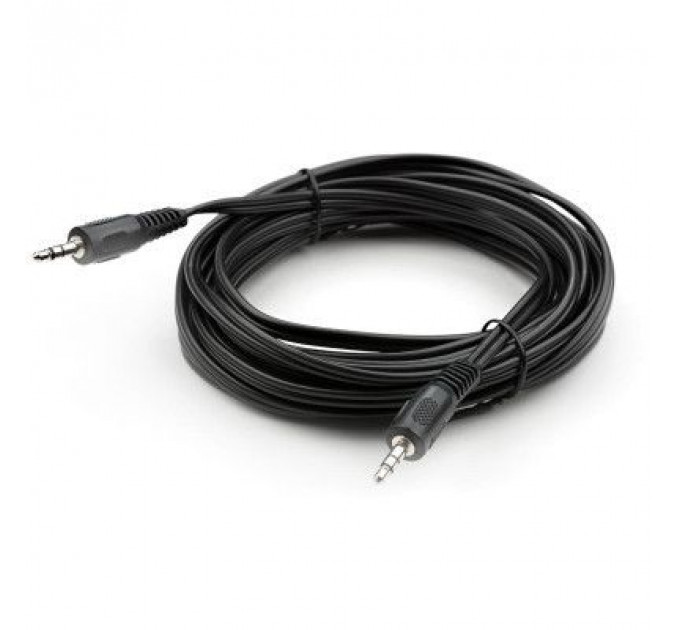 Кабель мультимедійний Jack 3.5mm 5 m MM 3С Vinga (VCPDCJ35MM5BK)