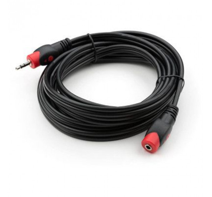 Кабель мультимедійний Jack 3.5mm M/F 3 m Vinga (VCPDCJ35MF3BK)