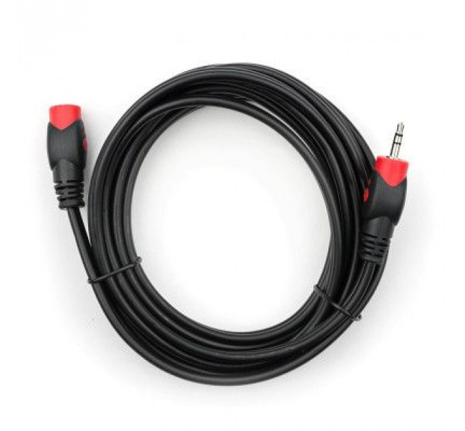 Кабель мультимедійний Jack 3.5mm M/F 3 m Vinga (VCPDCJ35MF3BK)