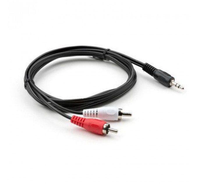 Кабель мультимедійний Jack 3.5mm M to 2xRCA 1.5 m Vinga (VCPDCJ35MRCA21.5BK)