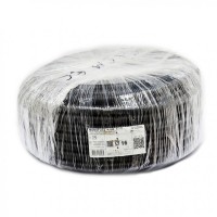 Труба гофрована з протяжкою D16/10.7 мм, PVC, УФ стійка, чорна, бухта 50м Kopos (1416ED_F50D)