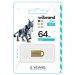 Wibrand USB флеш накопичувач Wibrand 64GB lynx Gold USB 2.0 (WI2.0/LY64M2G)