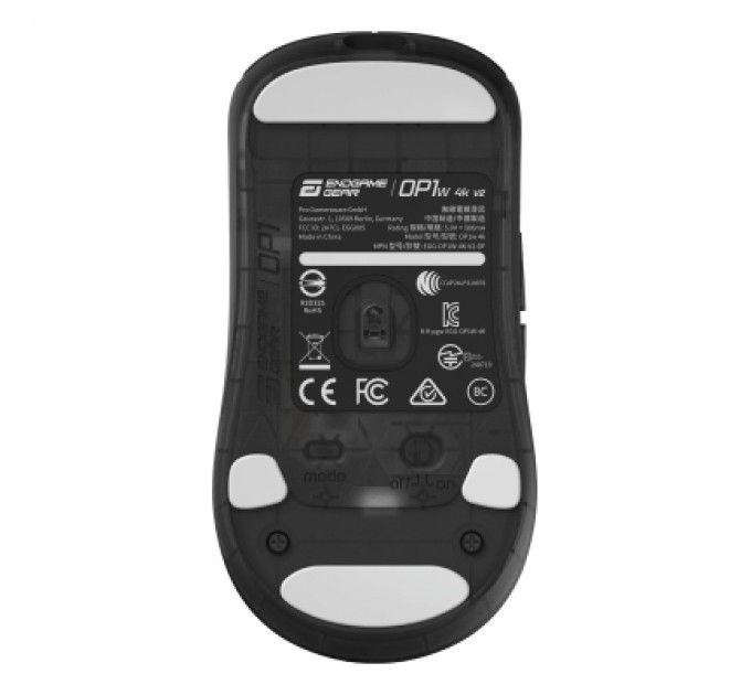 Мишка Endgame Gear OP1 4k v2 Wireless Transparent black (PGW-EG-MOU-073)