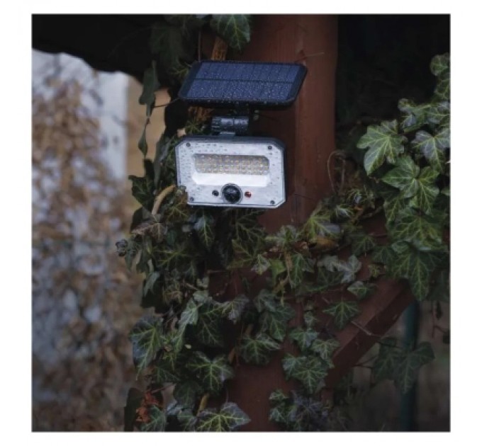 Прожектор EMOS сонячний світлодіодний 1500 лм IP54 4000K PIR (ZG132S)