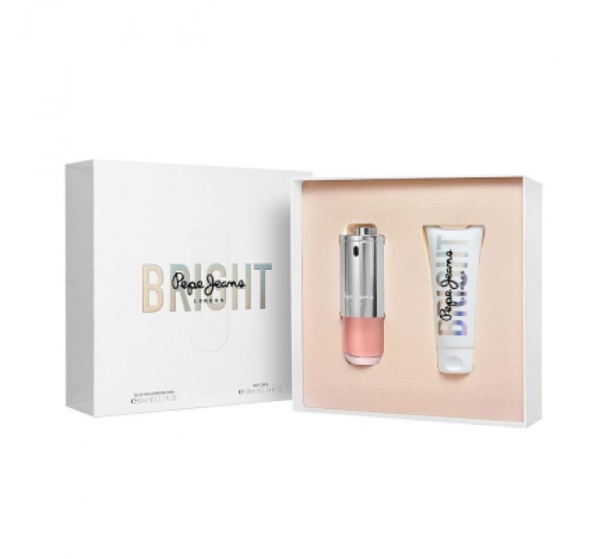 Набір косметики Pepe Jeans Bright Парфумована вода 80 мл + Лосьйон для тіла 100 мл (8436611104707)