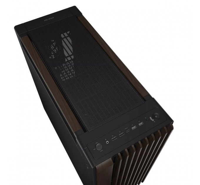 Корпус Asus ProArt PA602 Walnut Wood Metal Panel Modern Black (90DC00J0-B09040)