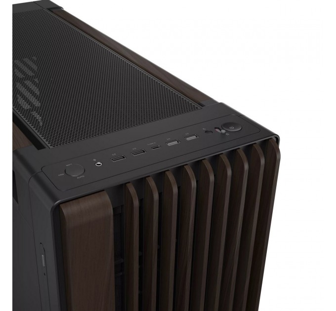 Корпус Asus ProArt PA602 Walnut Wood Metal Panel Modern Black (90DC00J0-B09040)