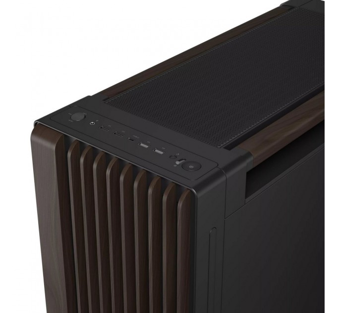 Корпус Asus ProArt PA602 Walnut Wood Tempered Glass Modern Black (90DC00J0-B09030)