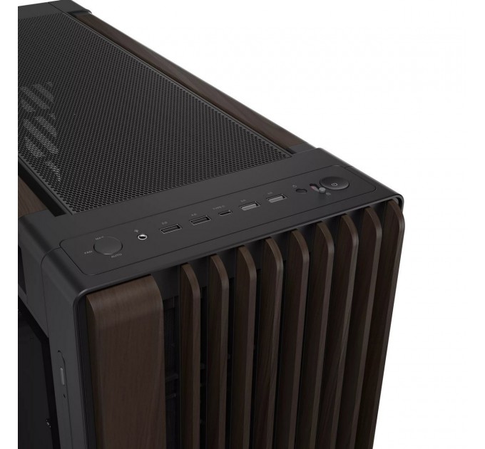 Корпус Asus ProArt PA602 Walnut Wood Tempered Glass Modern Black (90DC00J0-B09030)