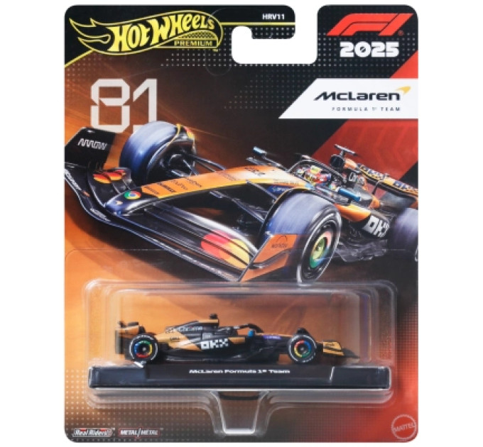 Hot Wheels Машина Hot Wheels Formula 1 Oscar Piastri 81 (JKD81)