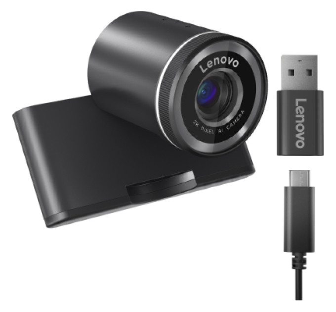 Lenovo Веб-камера Lenovo QHD Black (4XC1Q25245)