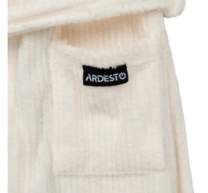 Ardesto Халат Ardesto жіночий Stripe, розмір XXL, 100% поліестер, білий (ART2120LSX)