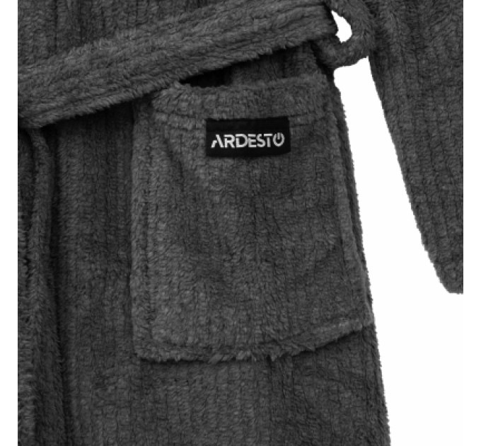 Ardesto Халат Ardesto чоловічий Stripe, розмір XL/XXL, 100% поліестер, темний (ART2120MGX)
