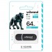 Wibrand USB флеш накопичувач Wibrand 64GB Panther Black USB 2.0 (WI2.0/PA64P2B)