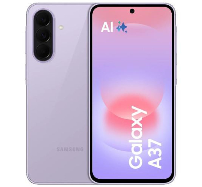 Samsung Смартфон Samsung Galaxy A37 5G 6/128GB Awesome Lavender (SM-A376BLVBEUC)