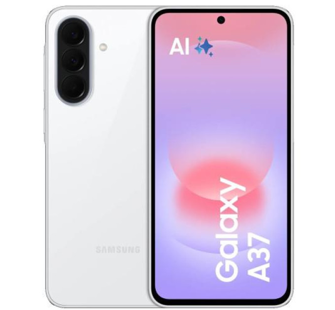 Samsung Смартфон Samsung Galaxy A37 5G 8/256GB Awesome White (SM-A376BZWGEUC)