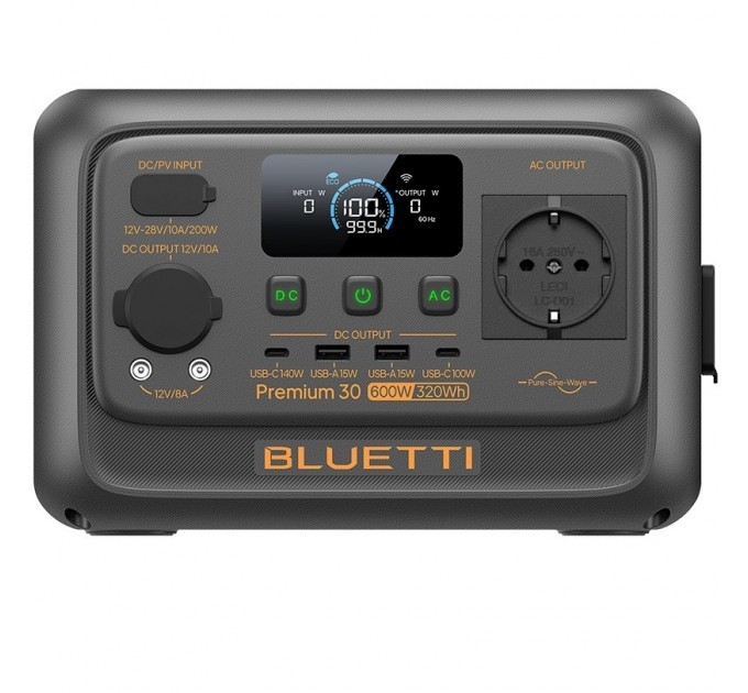 Зарядна станція Bluetti Premium 30 V2, 600W, 320Wh_OEM
