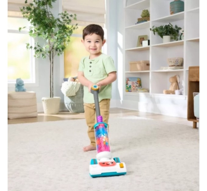 Ігровий набір Fisher-Price Пилосос Веселе прибирання 2-в-1 (JMM37)