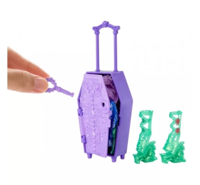 Лялька Monster High Набір-сюрприз Кошмарні канікули Жахо-секрети Джиніфаєр (JDR52)