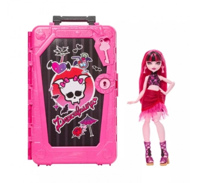 Лялька Monster High Набір-сюрприз Кошмарні канікули Жахо-секрети Дракулори (JDR50)