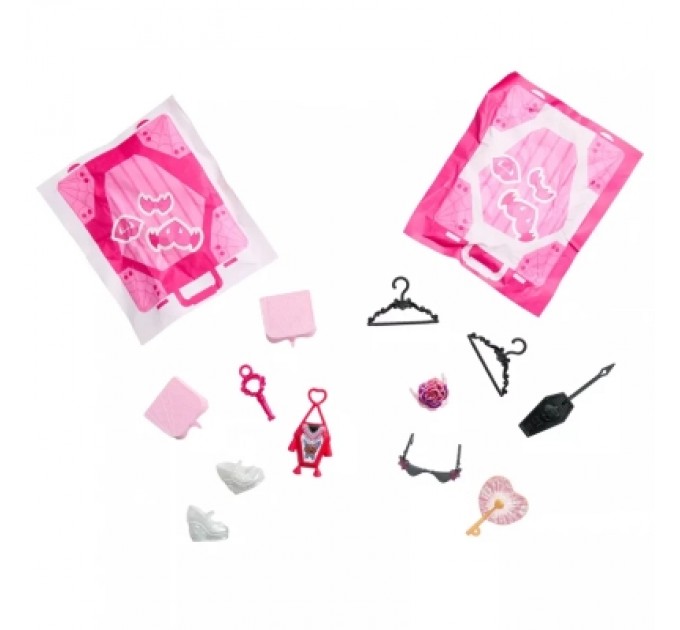 Лялька Monster High Набір-сюрприз Кошмарні канікули Жахо-секрети Дракулори (JDR50)