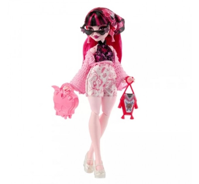 Лялька Monster High Набір-сюрприз Кошмарні канікули Жахо-секрети Дракулори (JDR50)
